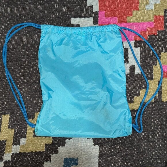 Nike Unisex Heritage Drawstring Gym Sack Bag, Two-Tone Blue - Picture 2 of 10